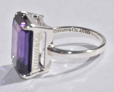 Tiffany & Co Sparklers Amethyst Ring 925