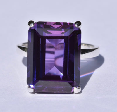 Tiffany & Co Sparklers Amethyst Ring 925