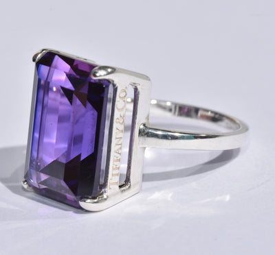 Tiffany & Co Sparklers Amethyst Ring 925