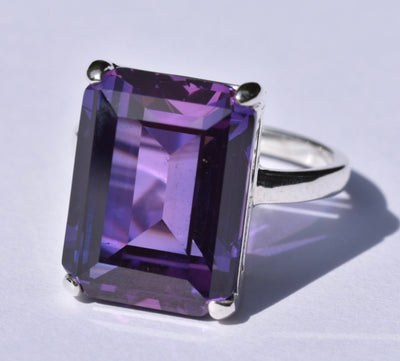 Tiffany & Co Sparklers Amethyst Ring 925