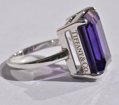 Tiffany & Co Sparklers Amethyst Ring 925