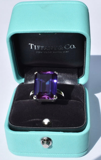 Tiffany & Co Sparklers Amethyst Ring 925